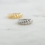 925 Silver Croissant Ring - Image 3