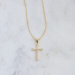 925 Silver Cross Pendant Necklace - Image 3