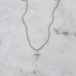925 Silver Cross Pendant Necklace - Image 2