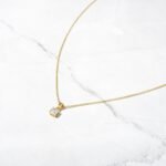 925 Silver Cushion Diamond Necklace - Image 7
