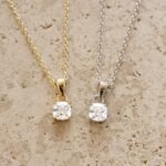 925 Silver Cushion Diamond Necklace - Image 6