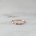 925 Silver Dainty Baguette Ring - Image 5