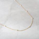 925 Silver Pearl Beaded Necklace - Image 4