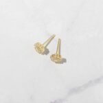 925 Silver Dainty Flower Studs Earrings - Image 7