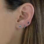 925 Silver Dainty Flower Studs Earrings - Image 8
