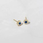 925 Silver Dainty Flower Studs Earrings - Image 4