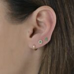925 Silver Dainty Flower Studs Earrings - Image 2