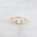 925 Silver Dainty Opal Ring - Image 6
