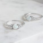 925 Silver Dainty Opal Ring - Image 4