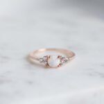 925 Silver Dainty Opal Ring - Image 3