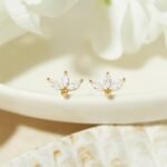 925 Silver Petal Studs Earrings - Image 7
