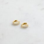 925 Silver Baguette Hoops Earrings - Image 6