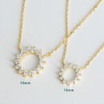 925 Silver Sunburst Necklace - Image 4