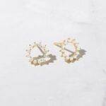 925 Silver Sunburst Studs Earrings - Image 6
