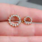 925 Silver Sunburst Studs Earrings - Image 2