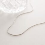925 Silver Diamond Tennis Necklace - Image 5