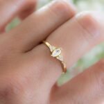 925 Silver Diamond Marquise Ring - Image 6