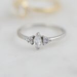 925 Silver Diamond Marquise Ring - Image 4