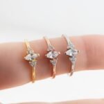 925 Silver Diamond Marquise Ring - Image 2