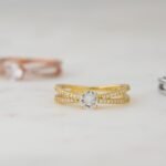 925 Silver Double Shank Diamond Ring - Image 5