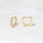 925 Silver Double Huggies Earrings - Image 3
