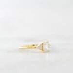 925 Silver Emerald Cut Engagement Ring - Image 4