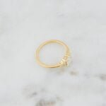 925 Silver Emerald Cut Engagement Ring - Image 3