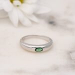 925 Silver Emerald Dome Ring - Image 2