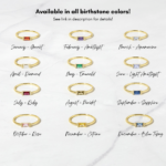 925 Silver Emerald Simple Baguette Ring - Image 2