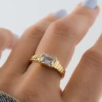 925 Silver Emerald Statement Ring - Image 2