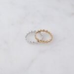 925 Silver Flat Beaded Ring - Image 6