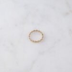 925 Silver Flat Beaded Ring - Image 5