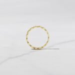 925 Silver Flat Beaded Ring - Image 3