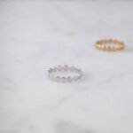 925 Silver Flat Beaded Ring - Image 2