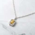 925 Silver Gemstone Baguette Necklaces - Image 6