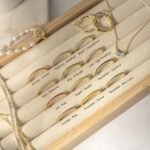 925 Silver Gold Eternity Birthstone Rings - Image 2