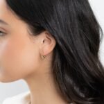 925 Silver Graduated Beaded Hoop Earrings - Image 6