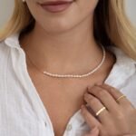 925 Silver Pearl & Paperclip Chain Necklace - Image 8