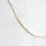 925 Silver Pearl & Paperclip Chain Necklace - Image 7
