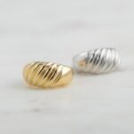 925 Silver Large Croissant Ring - Image 3