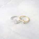 925 Silver Large Pear Engagement Ring - Image 4