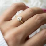925 Silver Large Pear Engagement Ring - Image 3