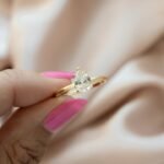 925 Silver Large Pear Engagement Ring - Image 2