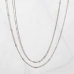 925 Silver Layering Necklace Set - Image 2