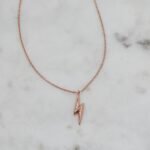 925 Silver Lightning Bolt Necklace - Image 2