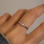 925 Silver Small Baguette Ring - Image 2