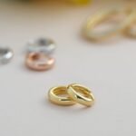 925 Silver Minimalist Huggies Earrings - Image 7