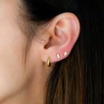 925 Silver Minimalist Huggies Earrings - Image 6