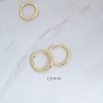 925 Silver Minimalist Hoop Earrings - Image 8