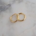 925 Silver Minimalist Hoop Earrings - Image 6